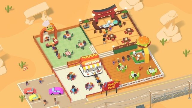 空闲食品公园大亨游戏图2