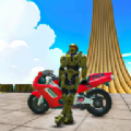 机器人摩托车竞速赛游戏