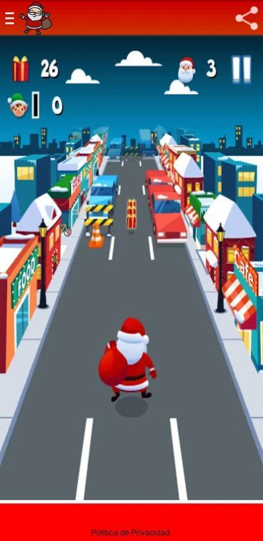 圣诞老人城市奔跑游戏图1